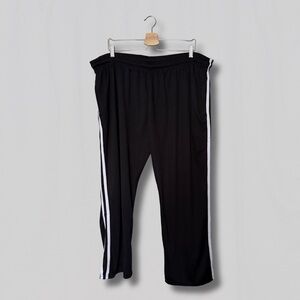 Classic Black Joggers with White Accents